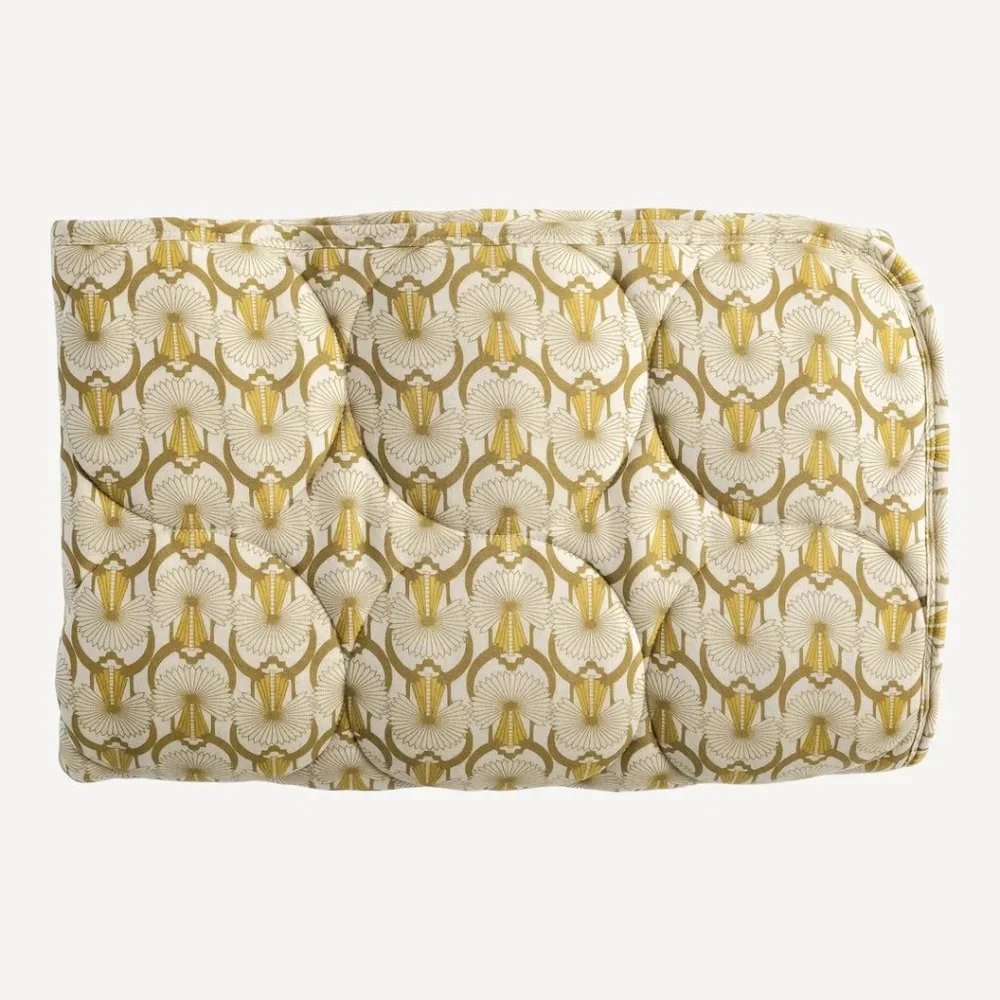 NWT Kate Quinn Neutral Deco Circle Bamboo Quilt - Picture 2 of 4